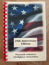 Vintage 2002 Cookbook Plymouth Ohio Volunteer Firefighters Association
