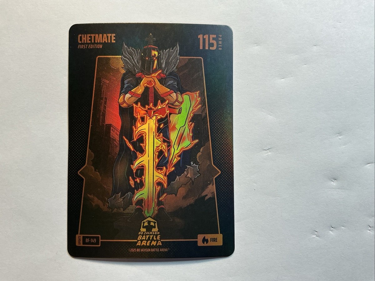 2025 Bo Jackson Battle Arena Update Chetmate `Chet Holmgren` Foil FIRE #BF-149