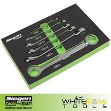 Siegen Flare Nut Spanner Set Metric Hand Tools 6pc