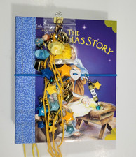 Handmade Junk Journal / Memory Keeper Little Golden Book "The Christmas Story"