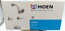 NEW Moen Adler 82602 Chrome Finish Bathroom Tub and Shower Faucet NIB