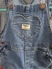 Oshkosh B'Gosh Blue Denim Overalls Size 4T with heart pocket.  Valentine's Day — photo 2