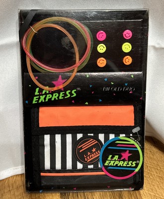 Vintage 80s/90s L.A. Express Wallet Accessory Set *SEALED* Retro Y2K Rare