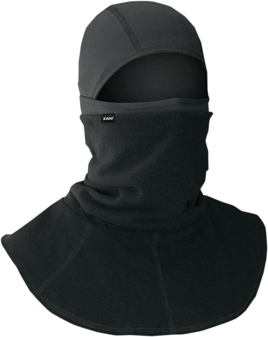 ZAN HEADGEAR Balaclava with Neck Gaiter Black WB114C