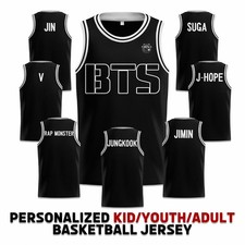 Custom BTS Idol Basketball Jersey Shirt, Fan Lovers Kpop Fan Gift