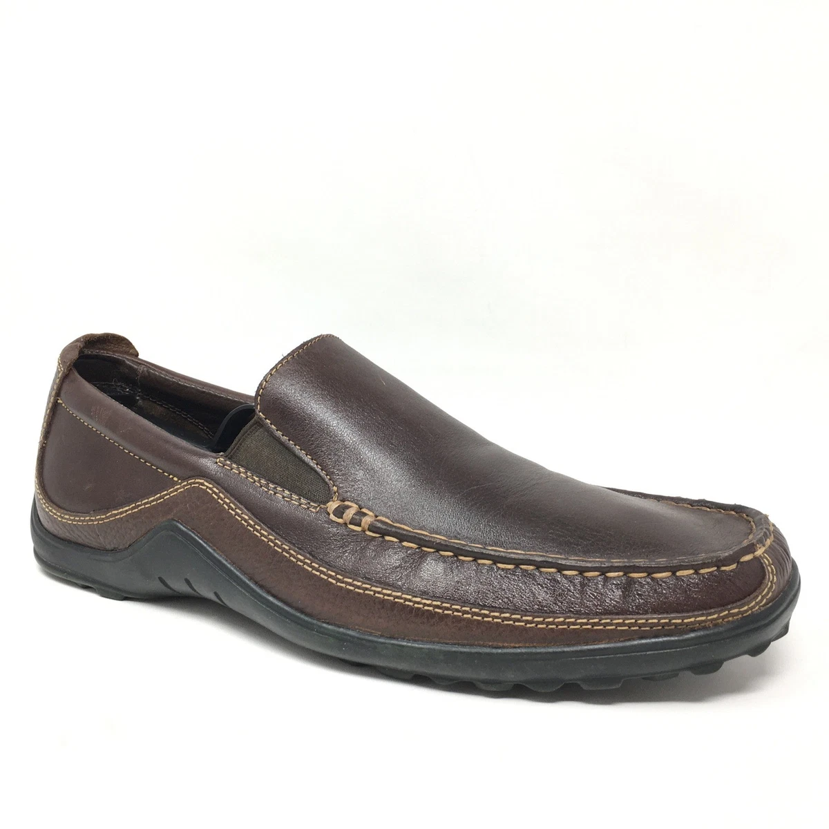 Cole Haan Mens Venetian II Loafers Brown Leather Slip On Dress Shoes 12 M Preppy Men main image 3
