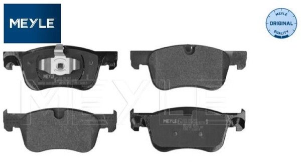 Meyle 0252583617 Bremsbelagsatz FüR Scheibenbremse Bremsbelagsatz-image