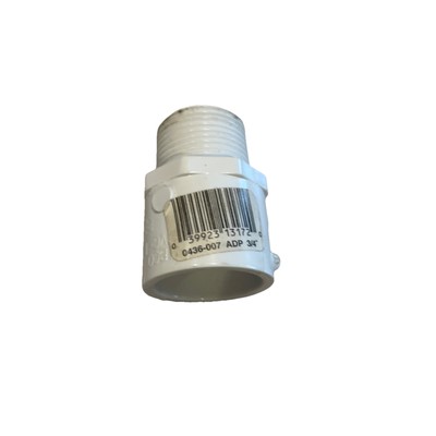 NSF-PW D-2466 SCH.40 F00170D 0.75 in. PVC Male Adapter 0436-007 ADP 3/4'' $4.00