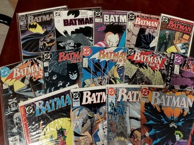 Lot of 17 1980s-90s Vintage DC Batman Comic Books Asst from 407