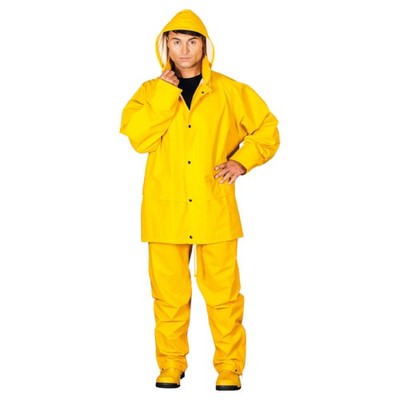 Profi Regenschutzkleidung aus Polyurethan Regenjacke Regenhose Regenanzug 