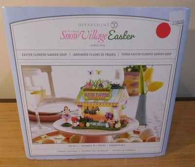 Dept 56 Snow Village Easter - Easter Flowers Garden Shop - #6007270 - NIB - 