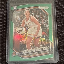 2025 Panini Prizm WNBA- Green Prizm #29 Kathryn Westbeld RC- Mercury 