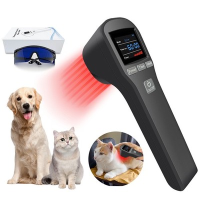 880mW Handheld Laser Therapy 16x650nm+4x808nm for Pets Hip Dysplasia Pain Relief