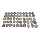50x Mercury Silver Dimes 1 Roll 90% Junk Silver $5 Face Bullion Dime Lot