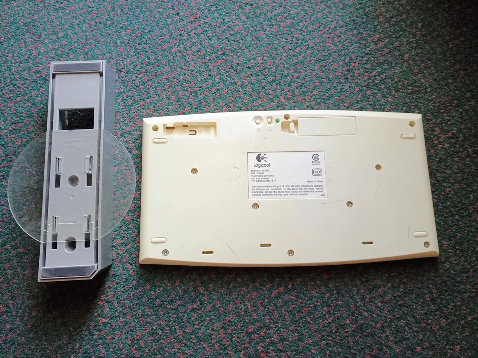 Клавиатура Logitech Wii (непроверенная, без ключа) - ретро игровой аксессуар, подставка Wii - Изображение 2 из 2