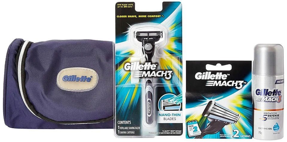 Gillette MACH3 Turbo Edición Limitada Paquete de Viaje (Kit Bolsa Gillette Gratis) Foto 2 de 2