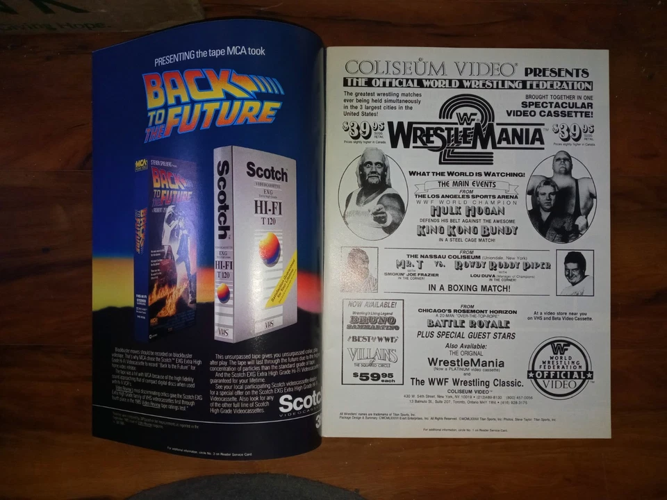 Video Review Magazine July 1986 LOST BOYS Film prop Maxs Video Genuine No Label - Image 3 of 4