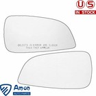 Mirror Glass RH Right & LH Left Side for 2008-2012 Chevrolet MALIBU Replacement