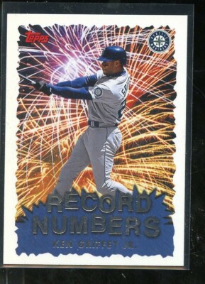 1999 TOPPS RECORD NUMBERS #4 KEN GRIFFEY JR MINT  E012062