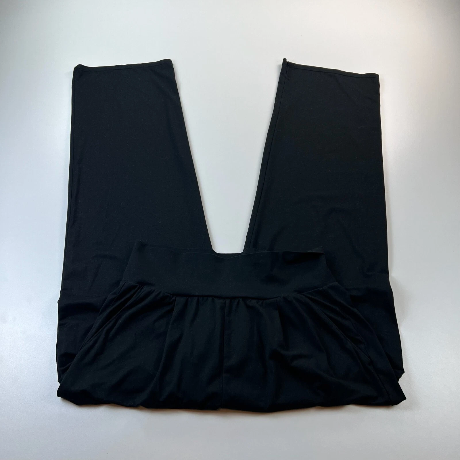 vuori studio flare wide leg stretch pull on leggings