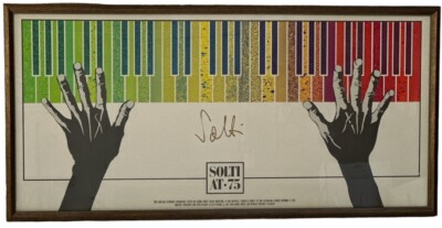 Sir Georg Solti at 75 Signed Chicago Symphony Orchestra 1987