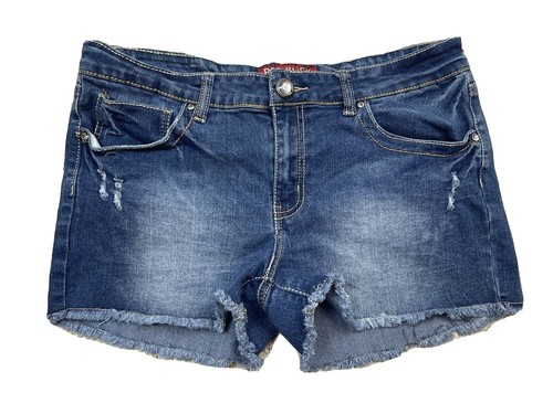 Denim & Rivets Denim Shorts Distressed Stone Wash Sz 32 NWT | eBay