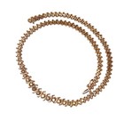 14k yellow gold diamond 9.50ct S-Link Natural tennis necklace 40.9g 17" estate — photo 10