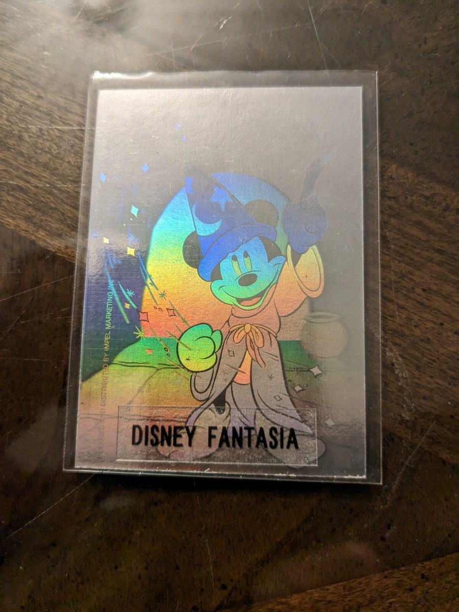 WALT DISNEY SORCERER MICKEY MOUSE HOLOGRAM DISNEY COLLECTOR CARDS