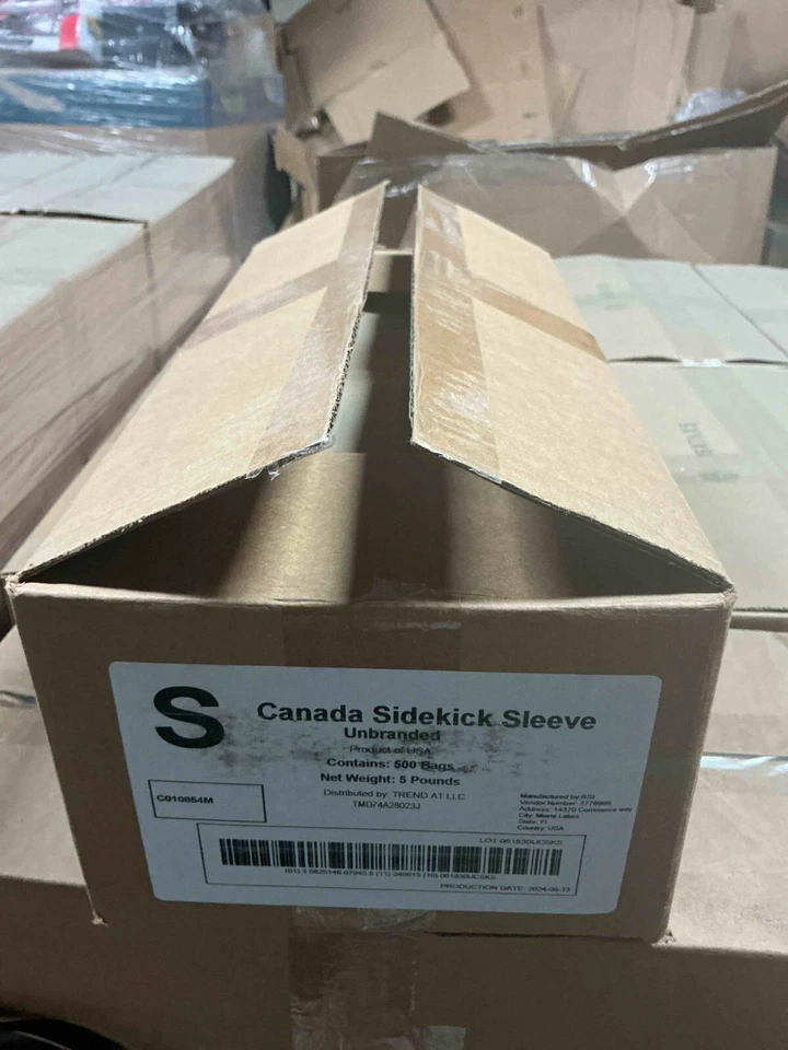 Canada Sidekick Sleeve, 500 count NIB! - Image 2 of 2