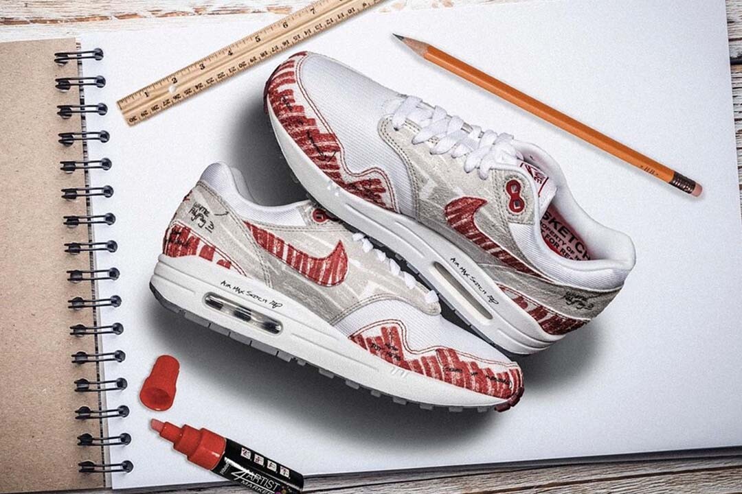 🔥🔥 Nike Air Max 1 Sketch to Shelf Tinker Hatfield Size 13 FREE