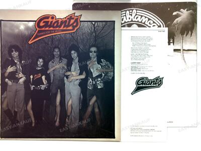 Giants - Thanks For The Music US LP 1976 + Innerbag, Insert '