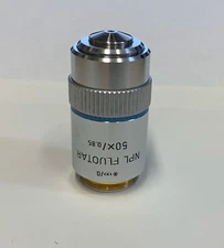 Leitz NPL Fluotar 50X/0.85 DRY Microscope Objective Infinity *∞/0  Part # 569196
