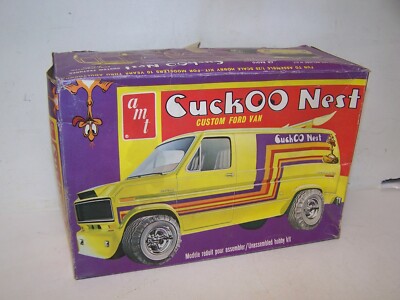Vintage 70's AMT Cuckoo Nest Custom Ford Van Econoline 150 1:25 Model Kit RARE 