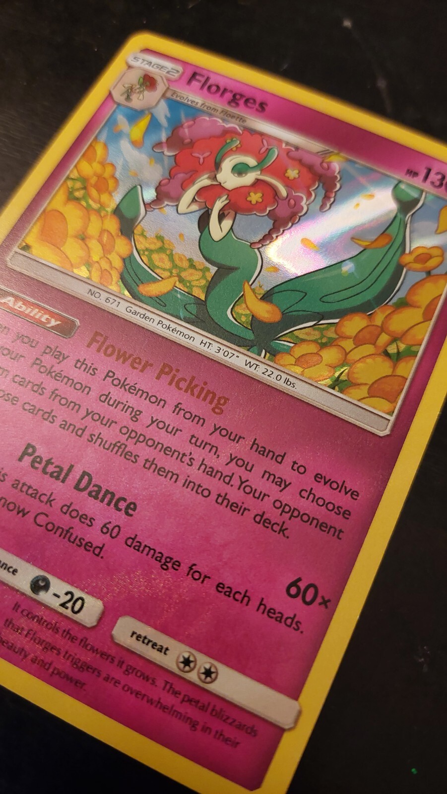 Florges (152/236) Holographic Pokemon card