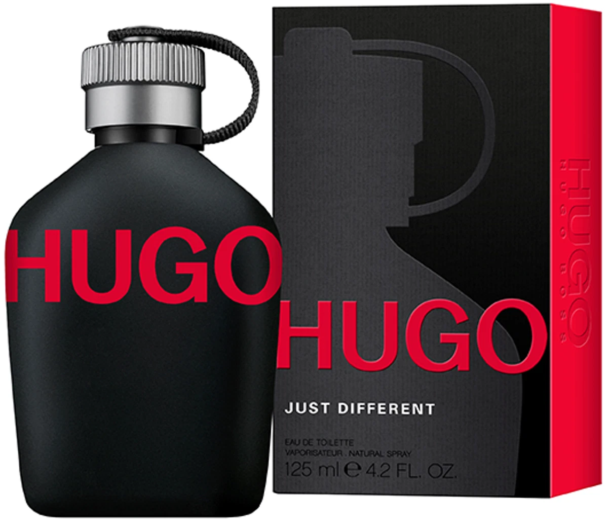 HUGO JUST DIFFERENT Hugo Boss Men 4.2 oz edt Spray NEW in BOX