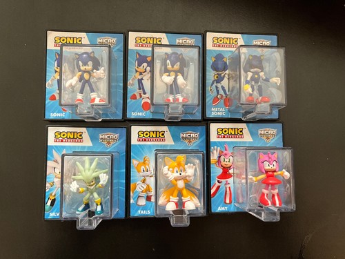 Sonic The Hedgehog Micro Figures Set Of 6 | eBay