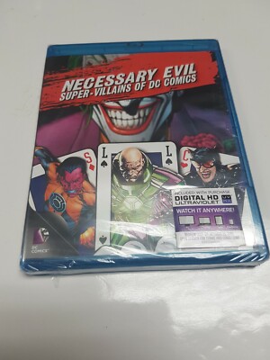 Necessary evil super-villain of DC comics Blu-ray