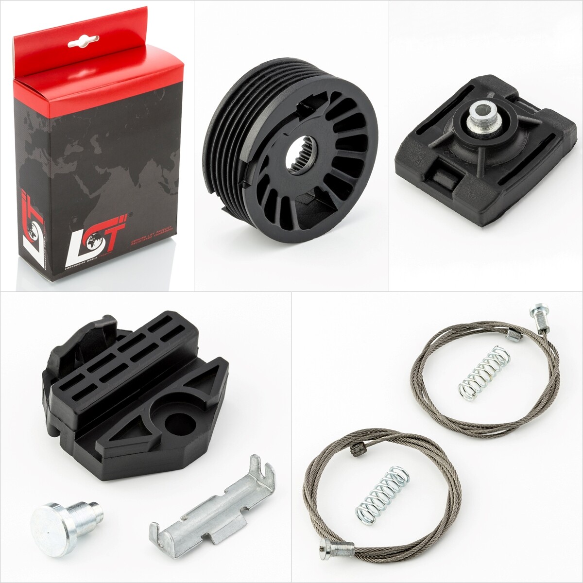 Window Regulator Repair Kit Rear Left + Right for Mercedes 190 W201 *NEW*