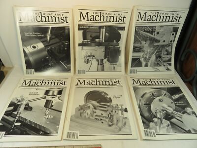 1995 Home Shop Machinist Magazine 6 Issues Vol 14 No 1 to 6 Jan- Dec 95