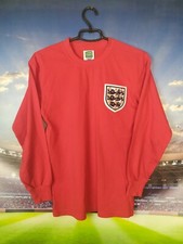 England Retro Replicas football shirt 1966 Long Sleeve Score Draw Mens SZ XS