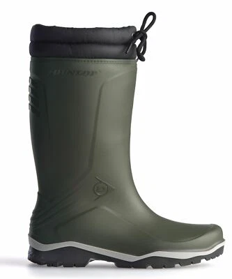 Dunlop Blizzard Green Ladies Woman Wellington Boots Warm Fleece UK 5 / EU 38