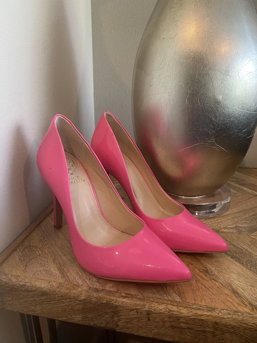 Bright top pink stilettos
