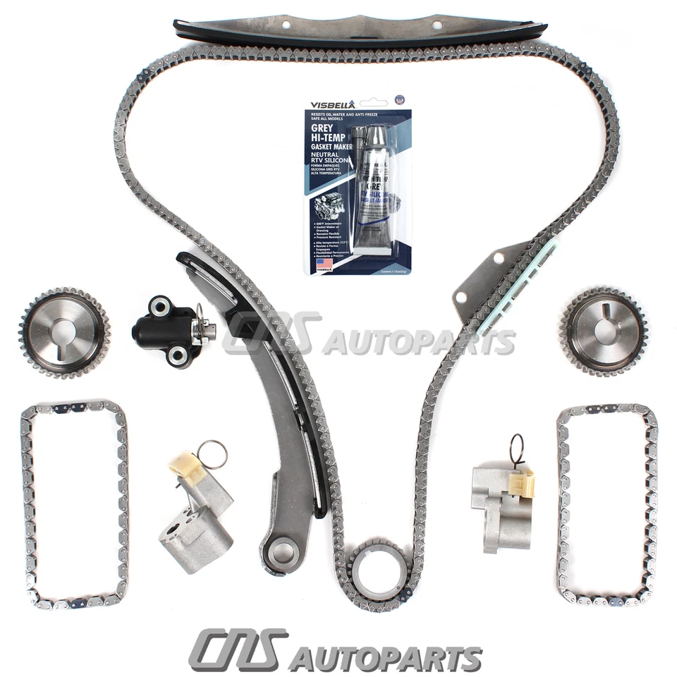 Head Gasket Timing Chain W/ Gear For 05-09 Nissan Pathfinder 4.0L V6 DOHC VQ40DE Foto 3 de 4