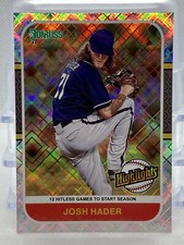2021 Panini Donruss Highlights Diamond Josh Hader #HI10 Milwaukee Brewers￼