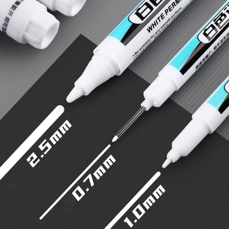 4 Pcs Oilbased Permanent Markers Marker Pens Waterproof Paint Pens for