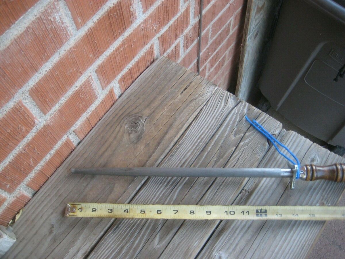 Vintage 14 Steel NICHOLSON Fine Knife Sharpening Steel Stick