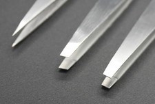 Top Qualität aus Solingen 3 Pinzetten gerade, schräg, spitz im 3er Set Pinzette