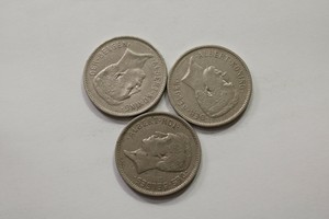 BELGIUM-5-FRANCS-1931-3-COINS-LOT-B15-SWC29
