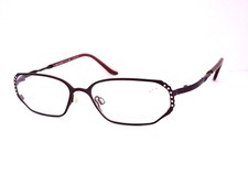 NEOSTYLE CITY SMART 647 297 Women's Eyeglass Frames with Crystals Italy NOS