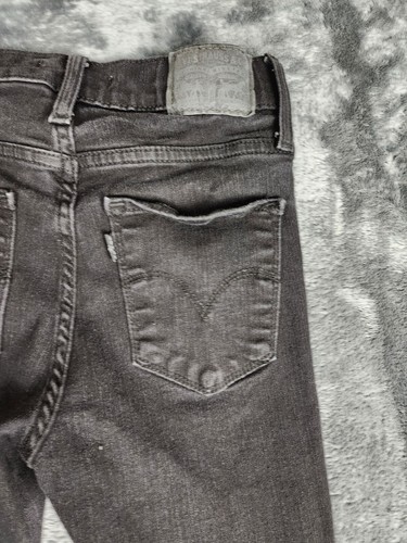 Signature Levi Strauss Damen Skinny Jeans Schwarz Denim Gr. 25 High Rise 720 - Bild 11 von 12